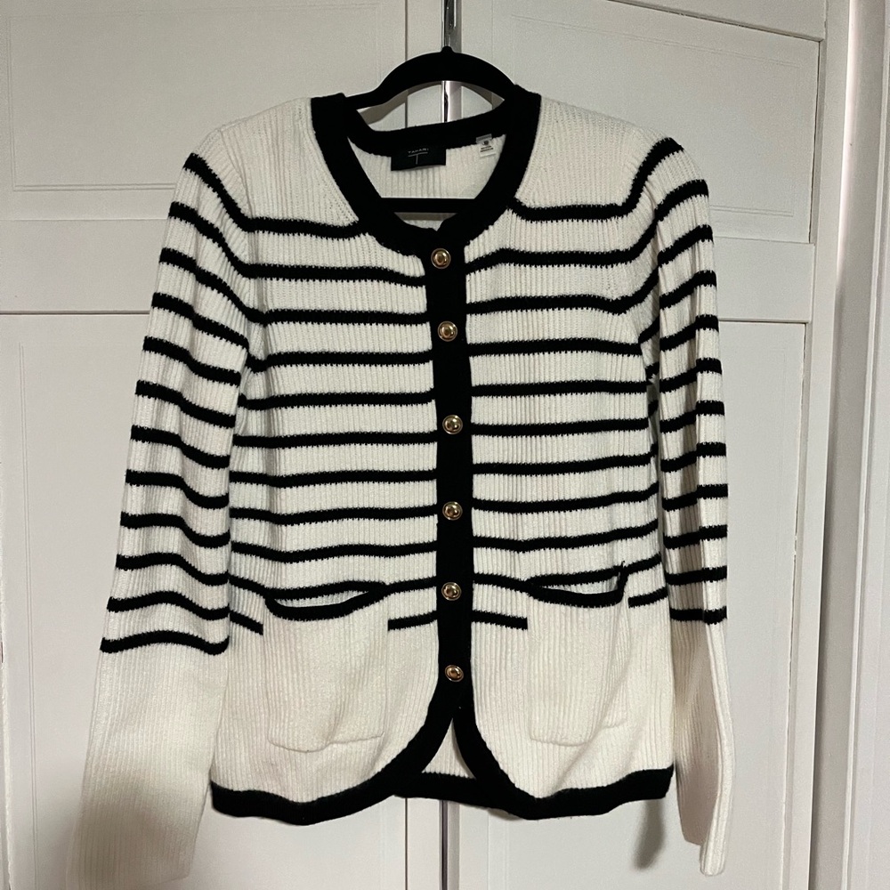 Striped Black and White Sweater